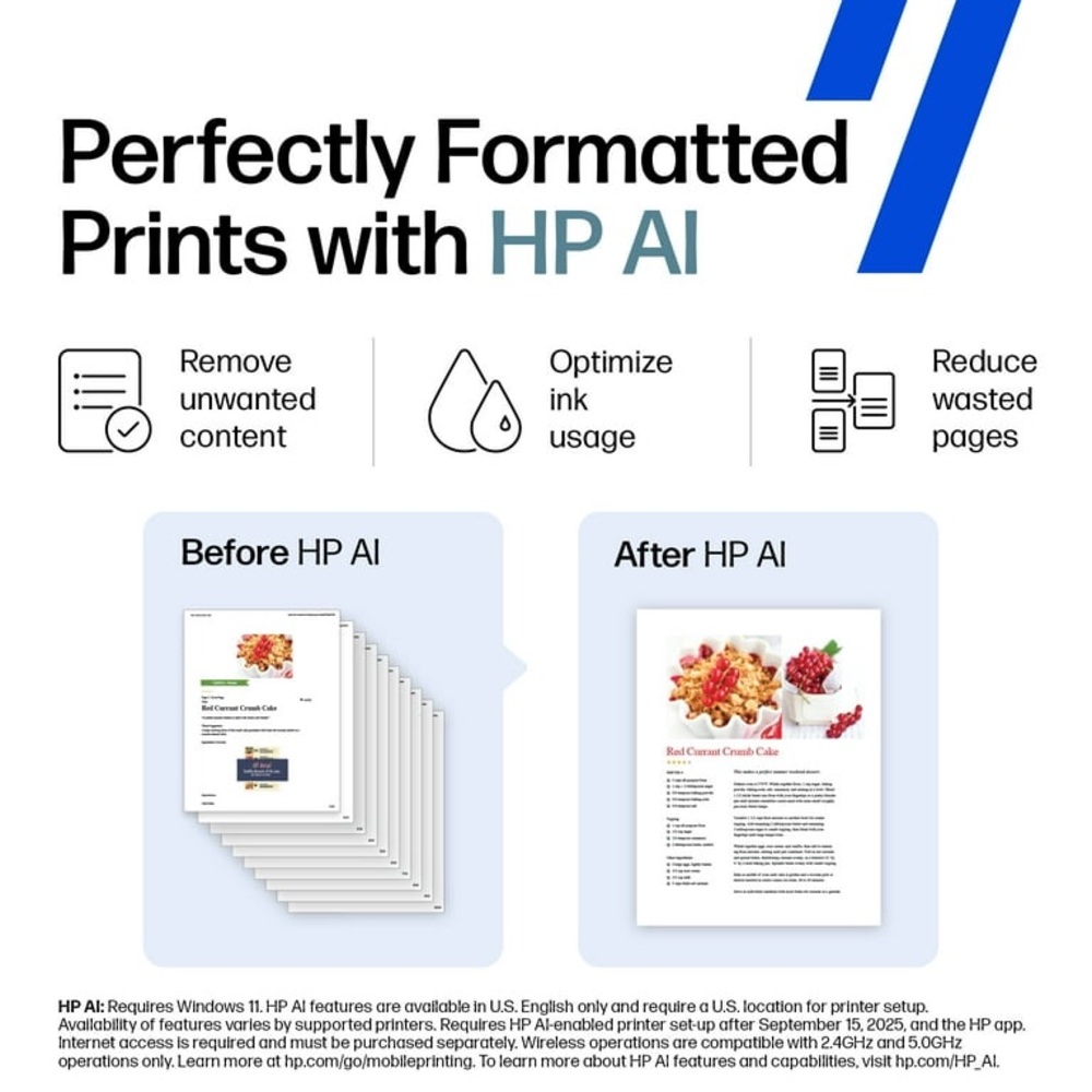 HP DeskJet 2852e Wireless All-in-One Color Inkjet Printer - Picture 12 of 16